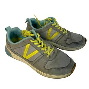 Vionic Gray + Yellow Women's Sneakers